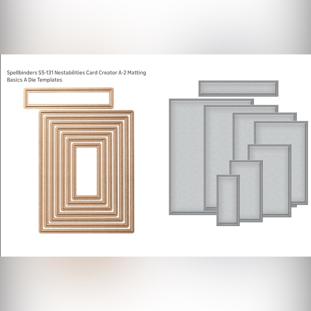 Card Creator A-2 Matting die-cut (Basic A)